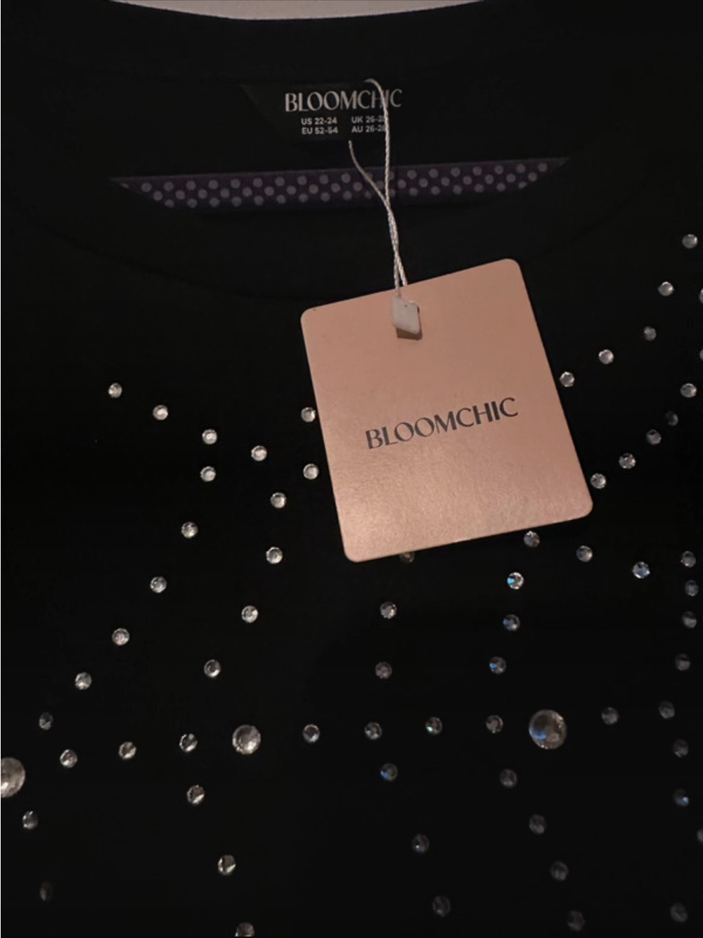 Women’s Plus Size Spider Web Top - Picture 3 of 4